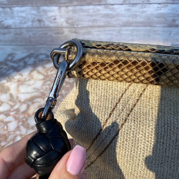 PRADA 2010 python canvas handbag 👝 - Picture 6 of 10